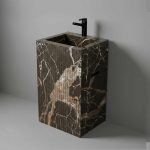 روشویی سرامیکی یکپارچه مدل S155 - تصویر 2